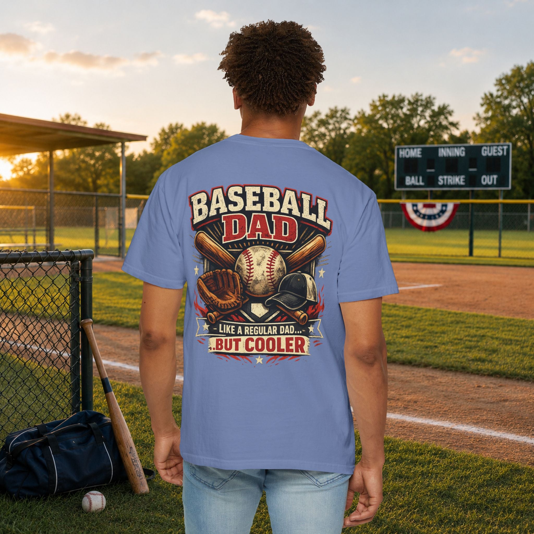 Baseball Dad Graphic Tee