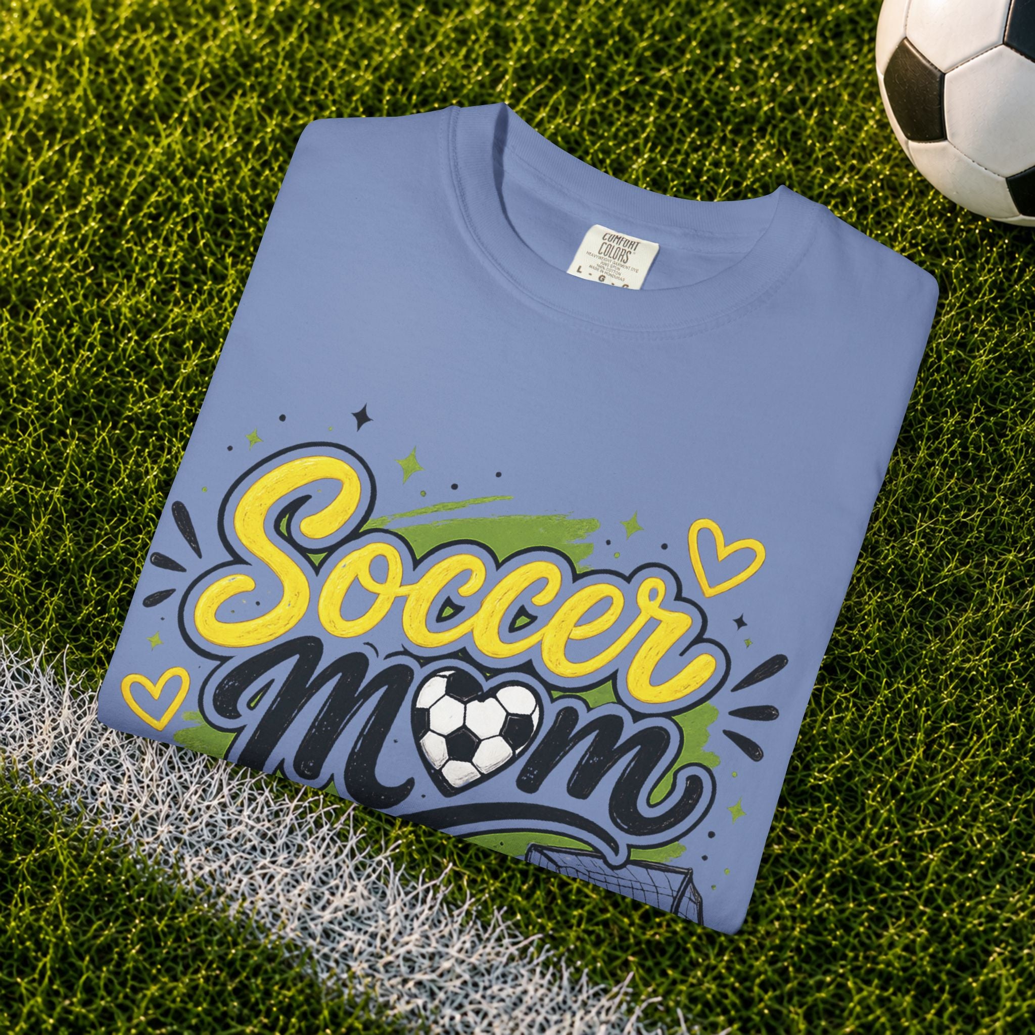 Comfort Color Soccer Mom Graphic T-Shirt