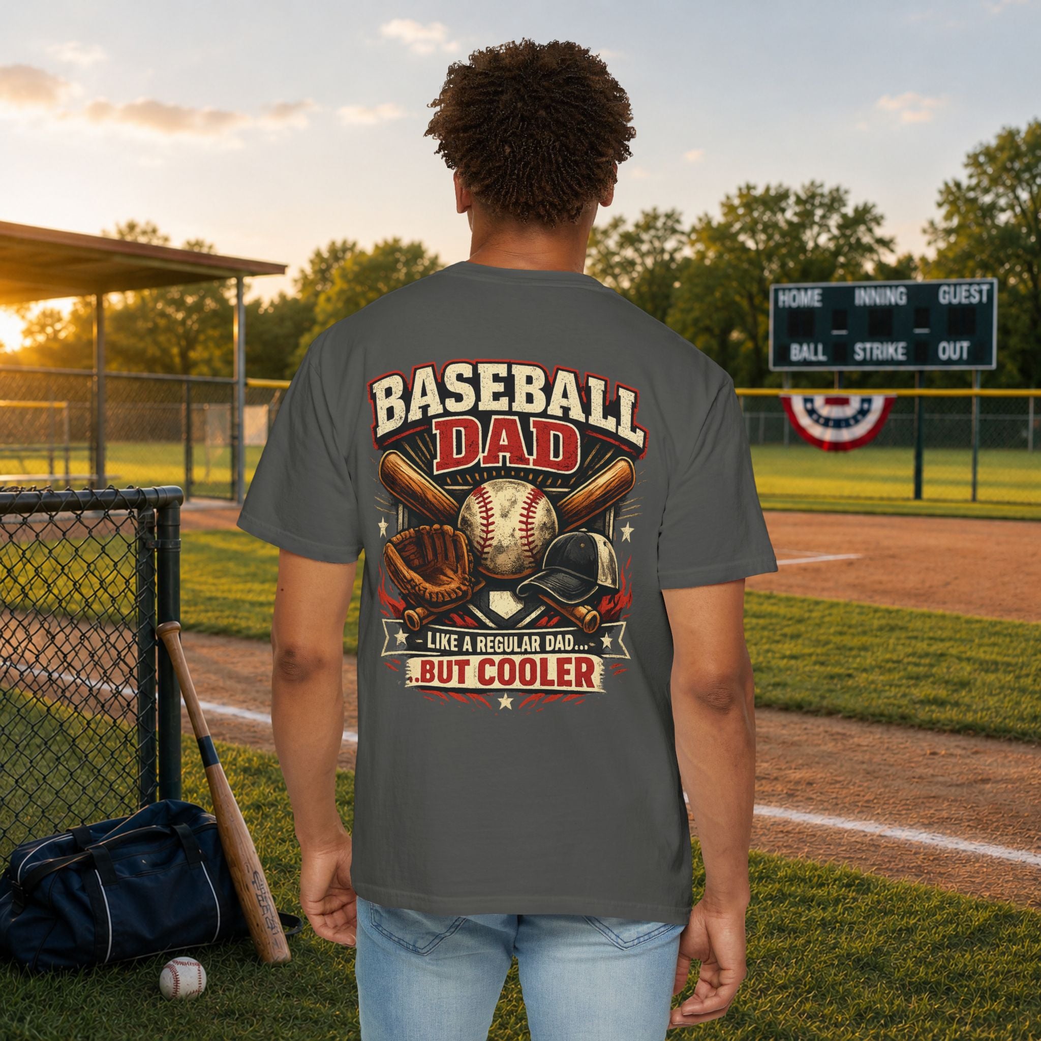 Baseball Dad Graphic Tee