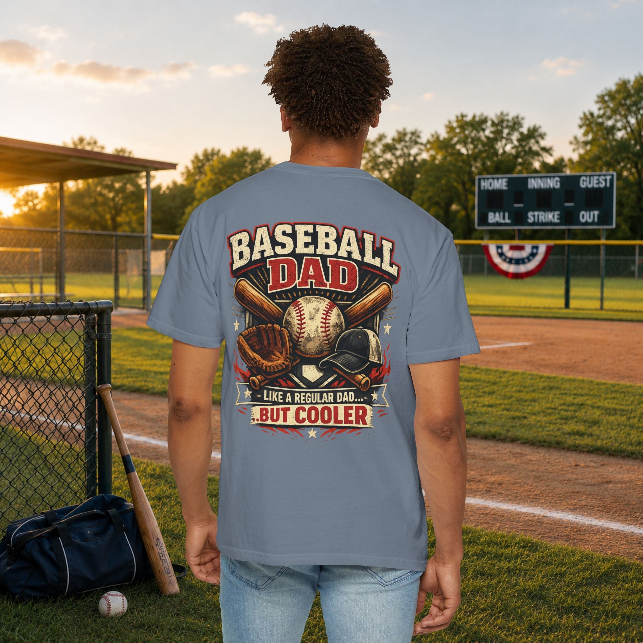 Baseball Dad Graphic Tee