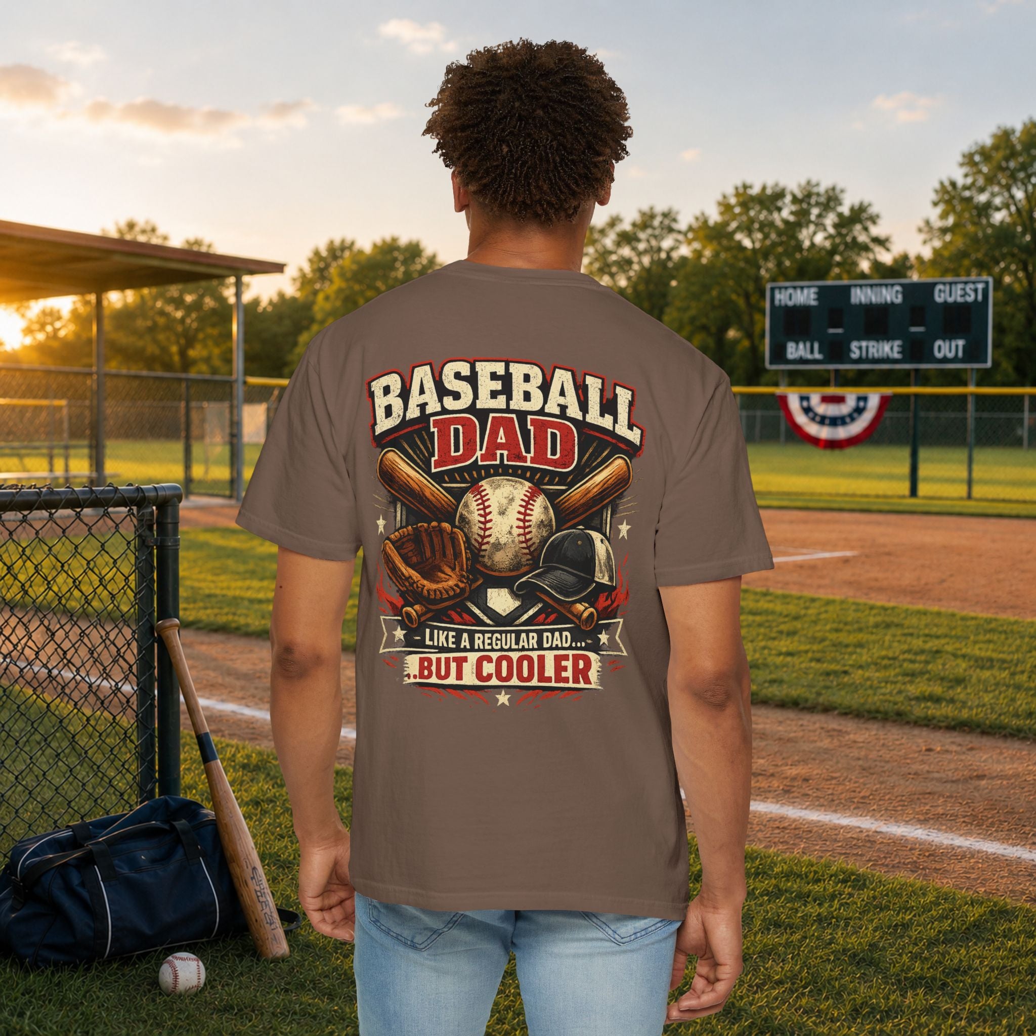 Baseball Dad Graphic Tee