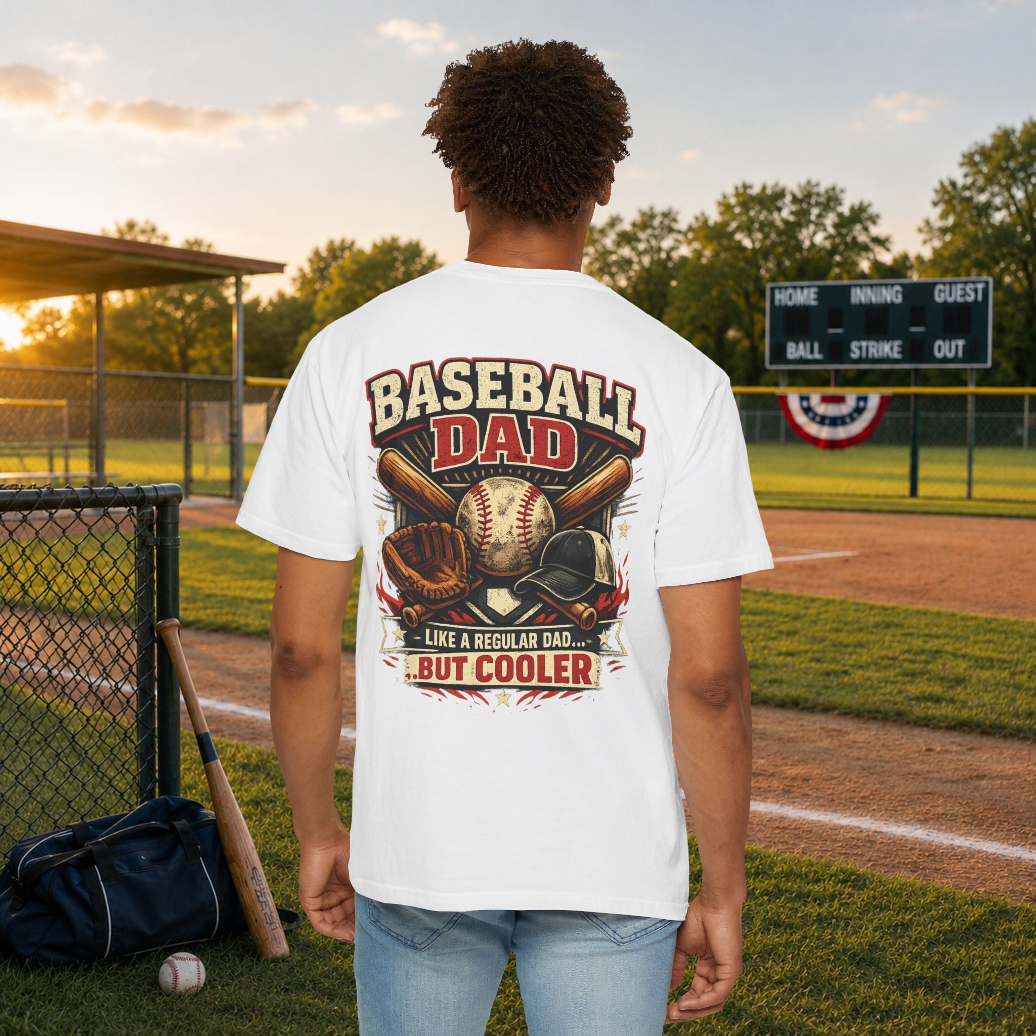 Baseball Dad Graphic Tee