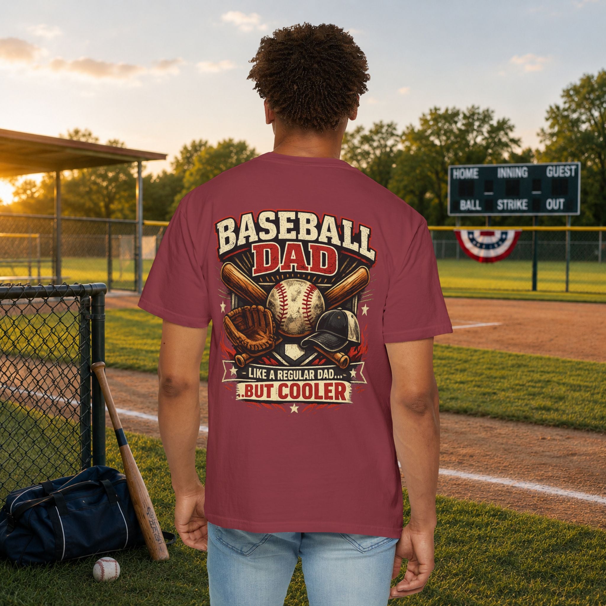 Baseball Dad Graphic Tee
