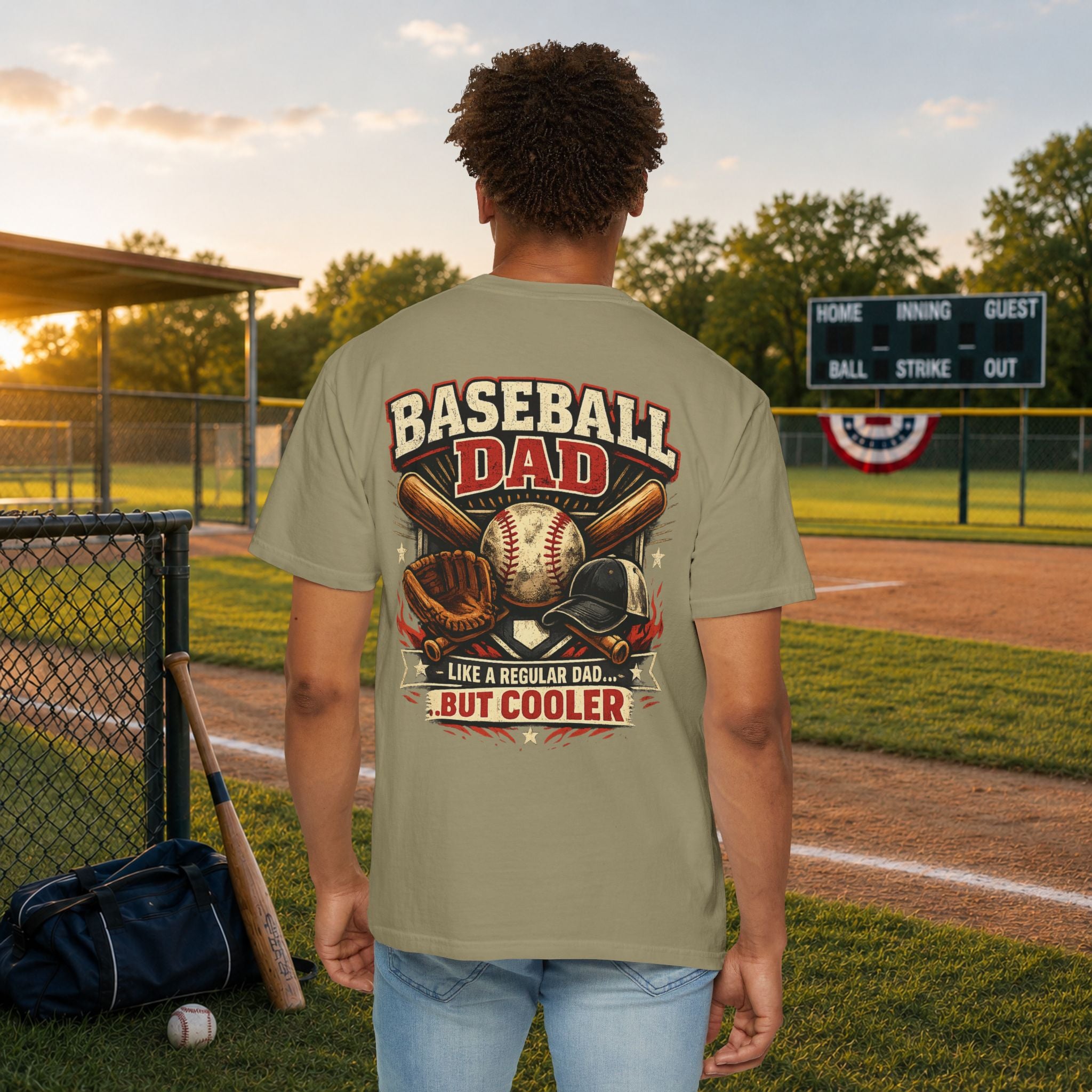 Baseball Dad Graphic Tee