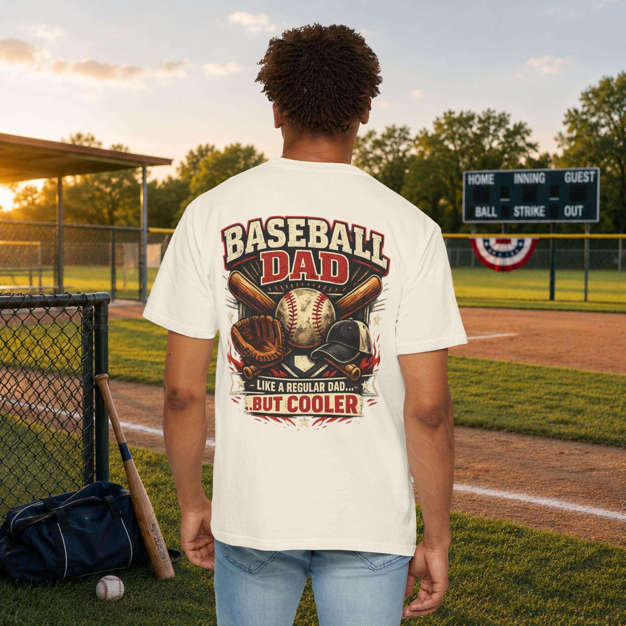 Baseball Dad Graphic Tee