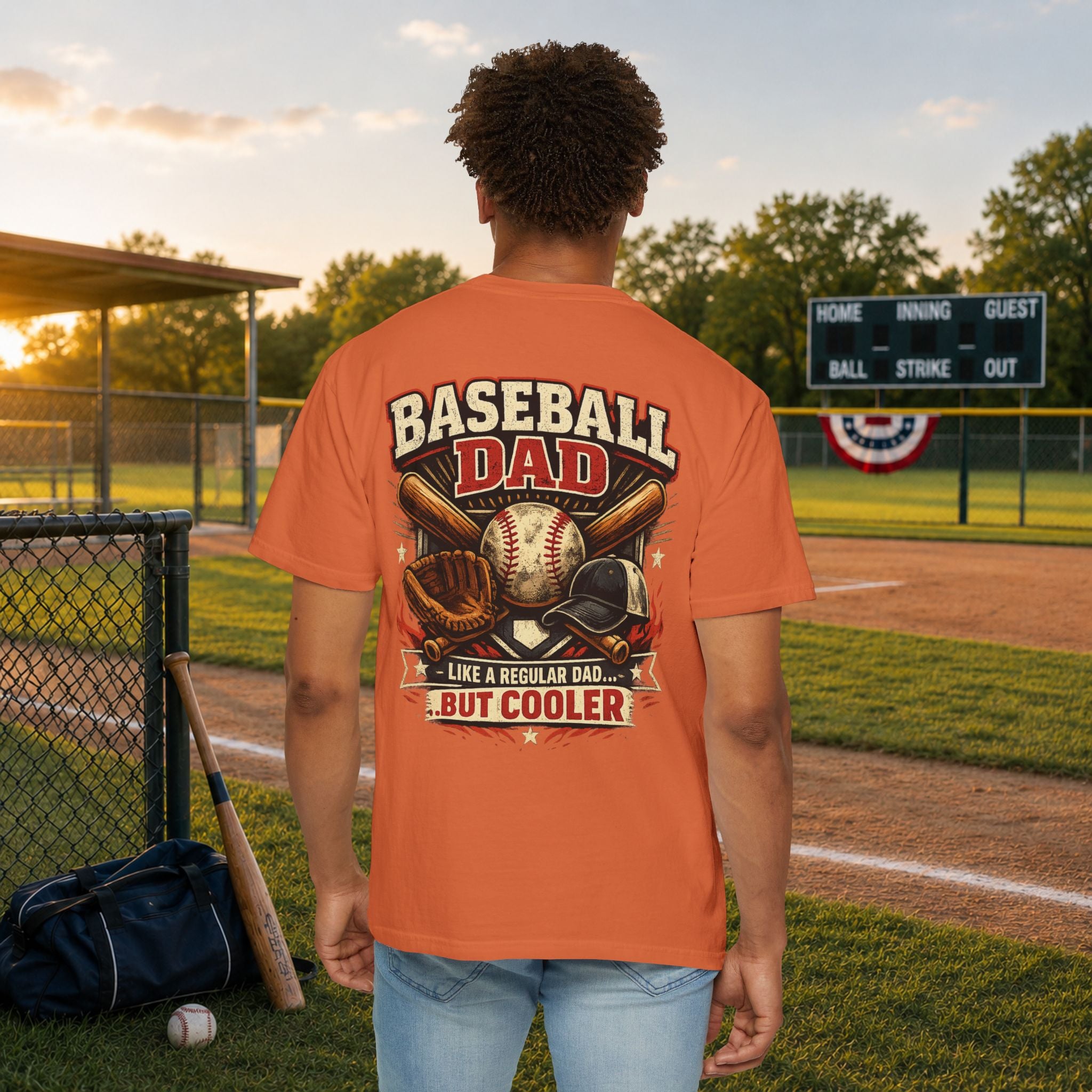 Baseball Dad Graphic Tee
