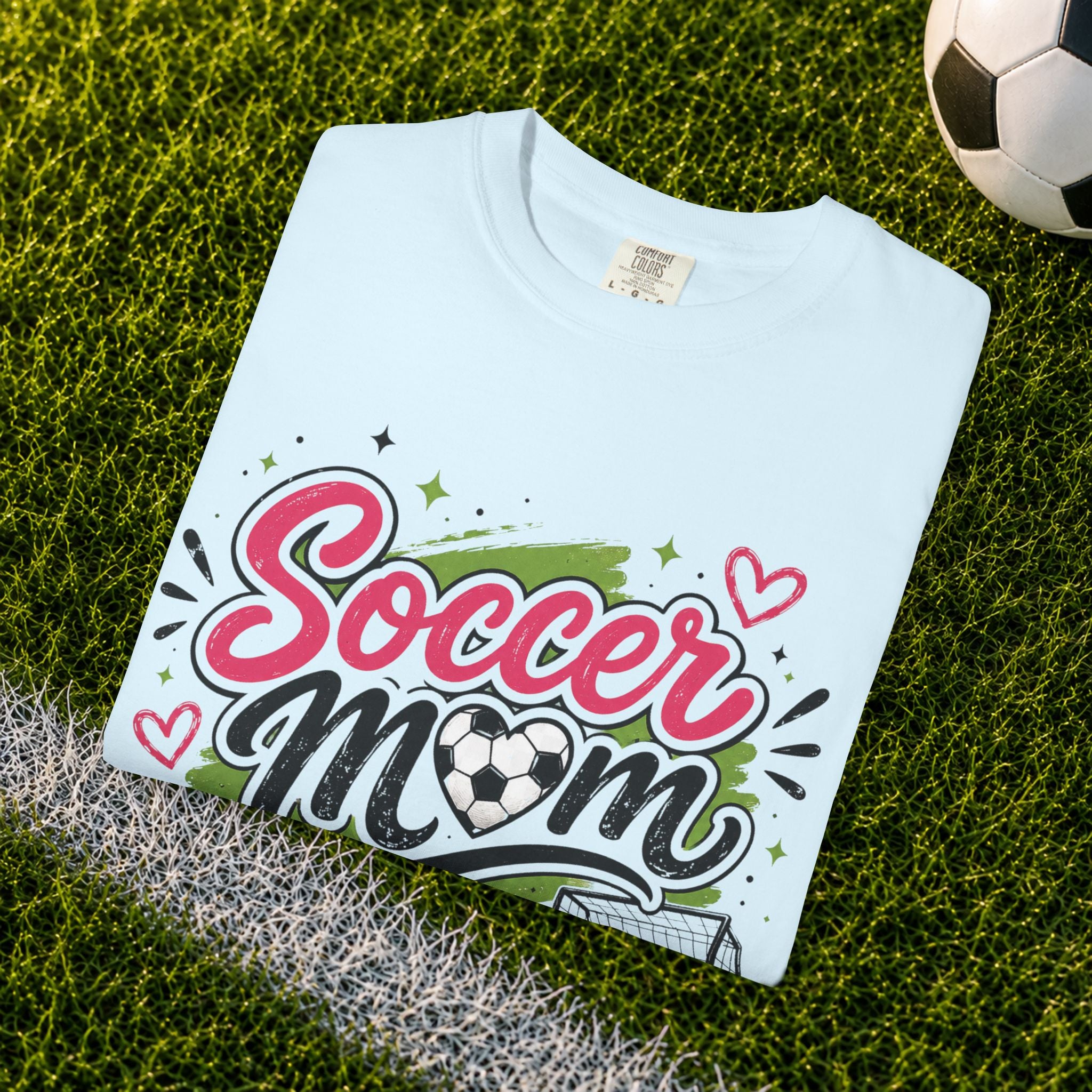 Comfort Color Soccer Mom Graphic T-Shirt