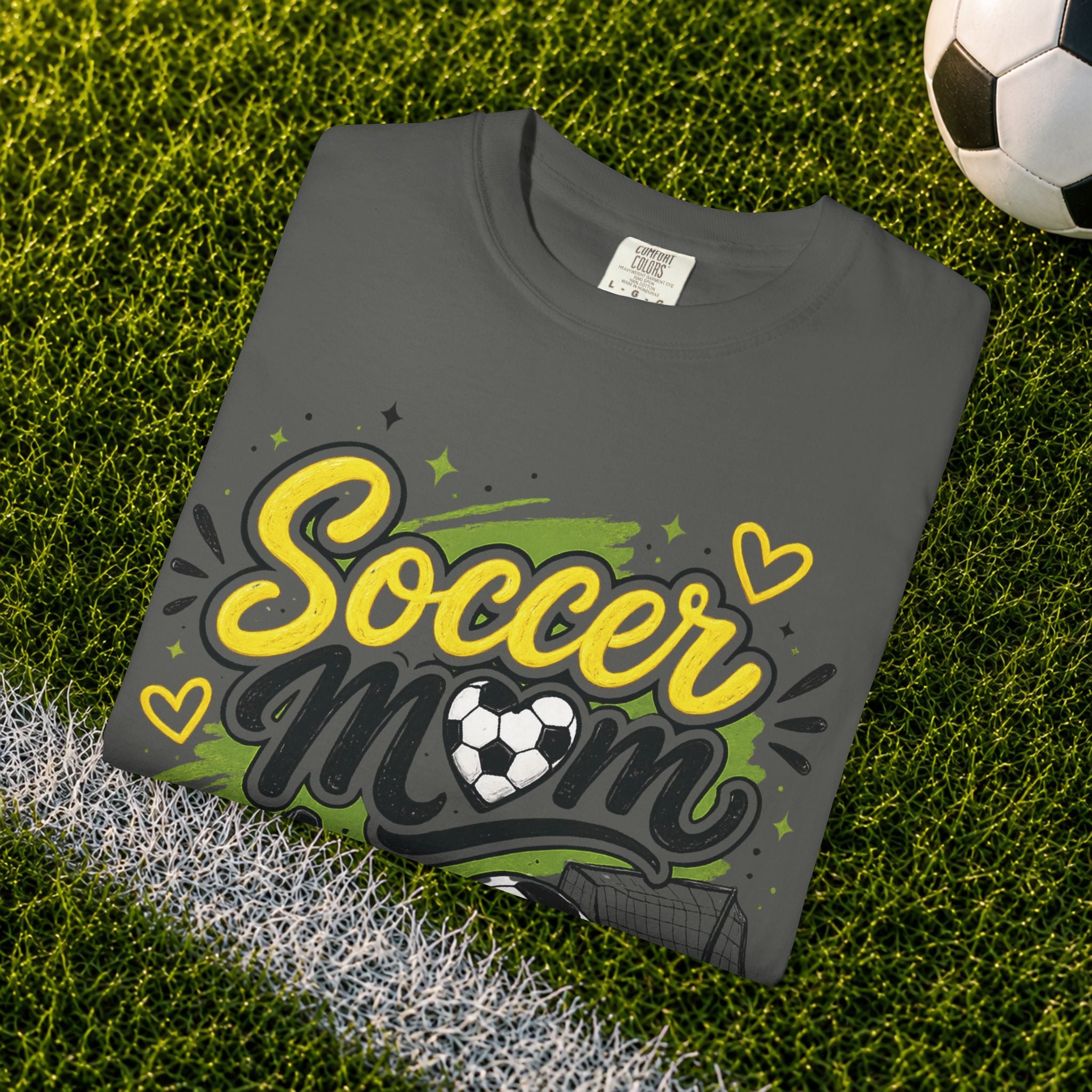 Comfort Color Soccer Mom Graphic T-Shirt