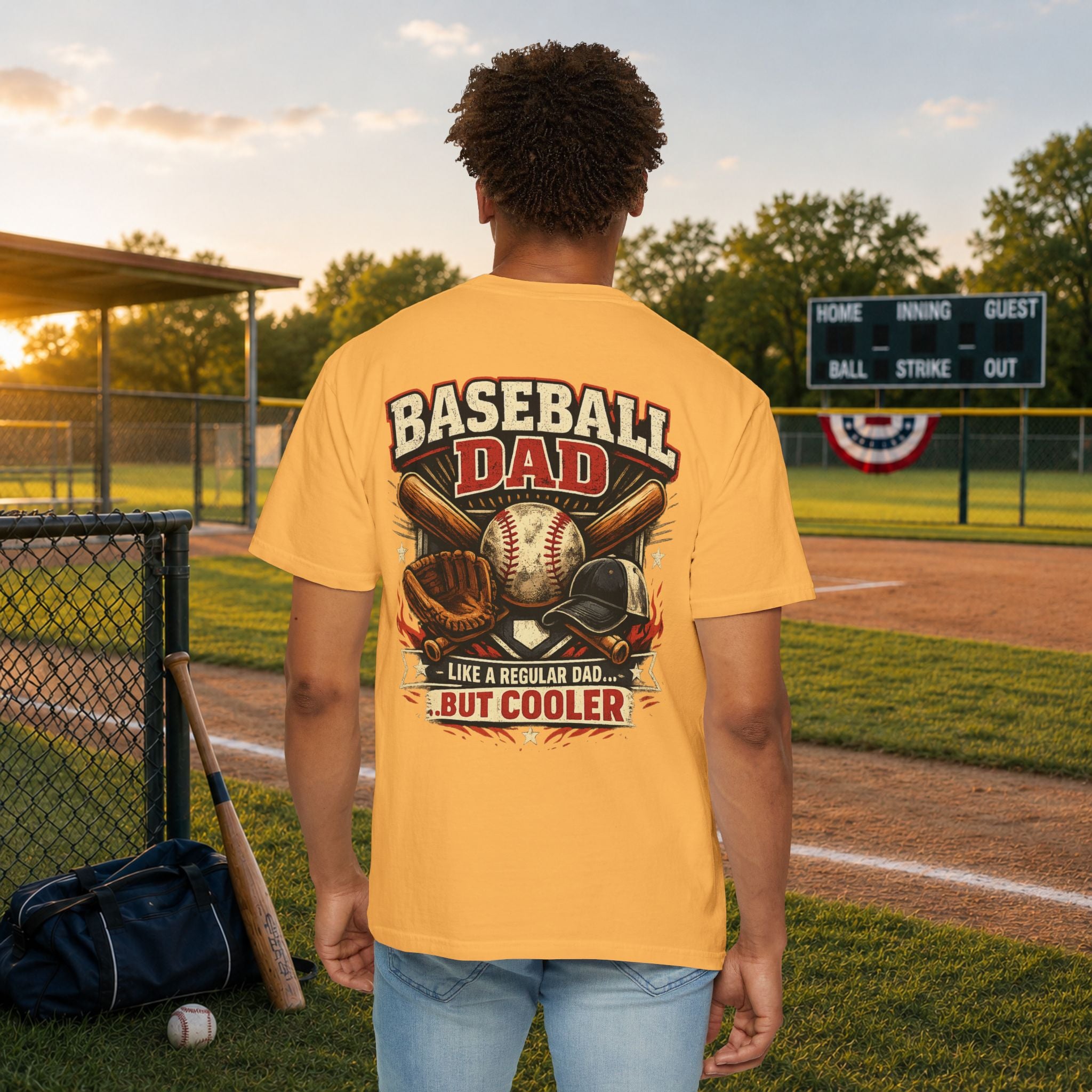 Baseball Dad Graphic Tee