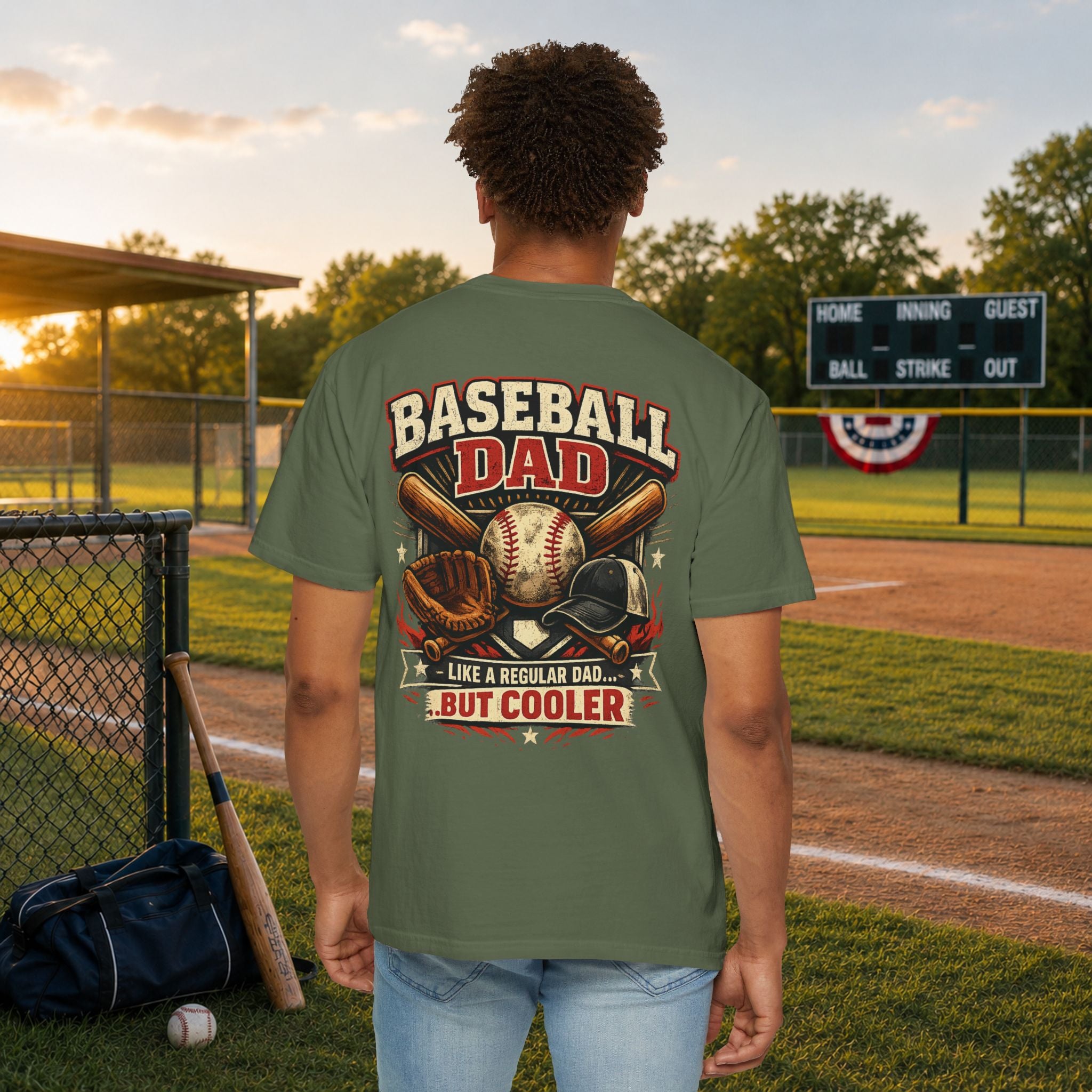 Baseball Dad Graphic Tee