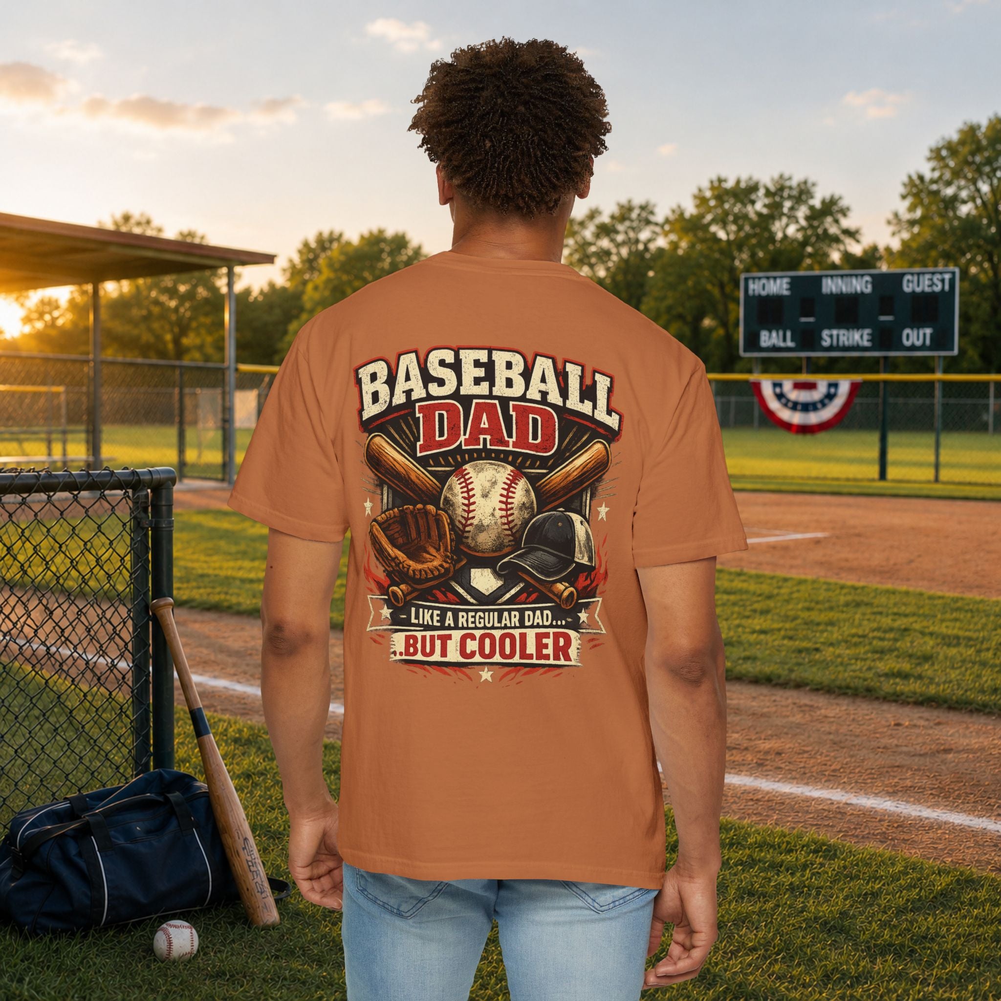 Baseball Dad Graphic Tee