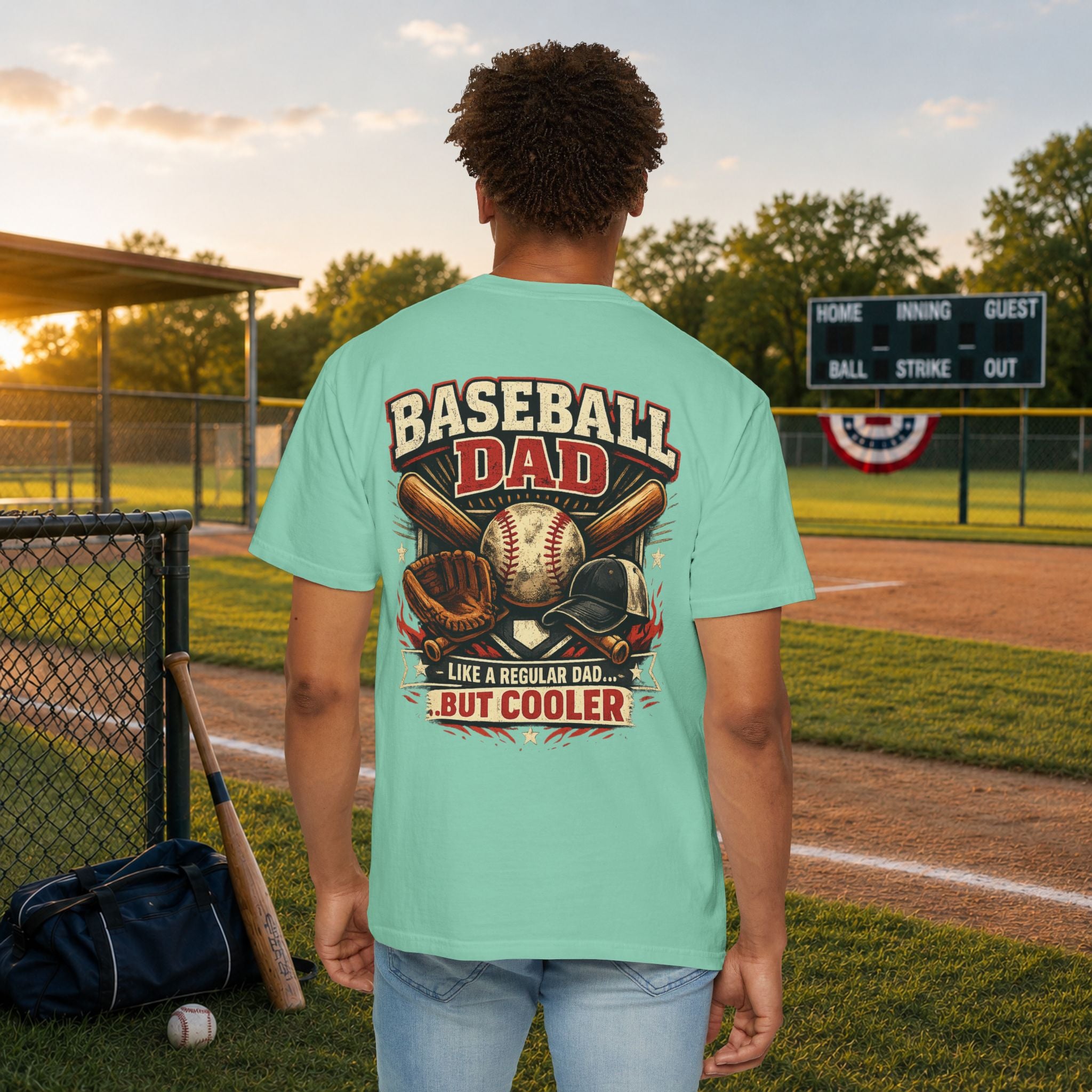 Baseball Dad Graphic Tee